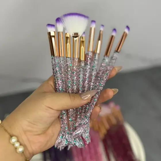 ست براش 10 تایی پری دریایی آکواریومی