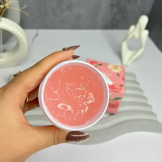 اسکراب کاسه ای صورت و بدن هلو بیوآکوا 140 گرم